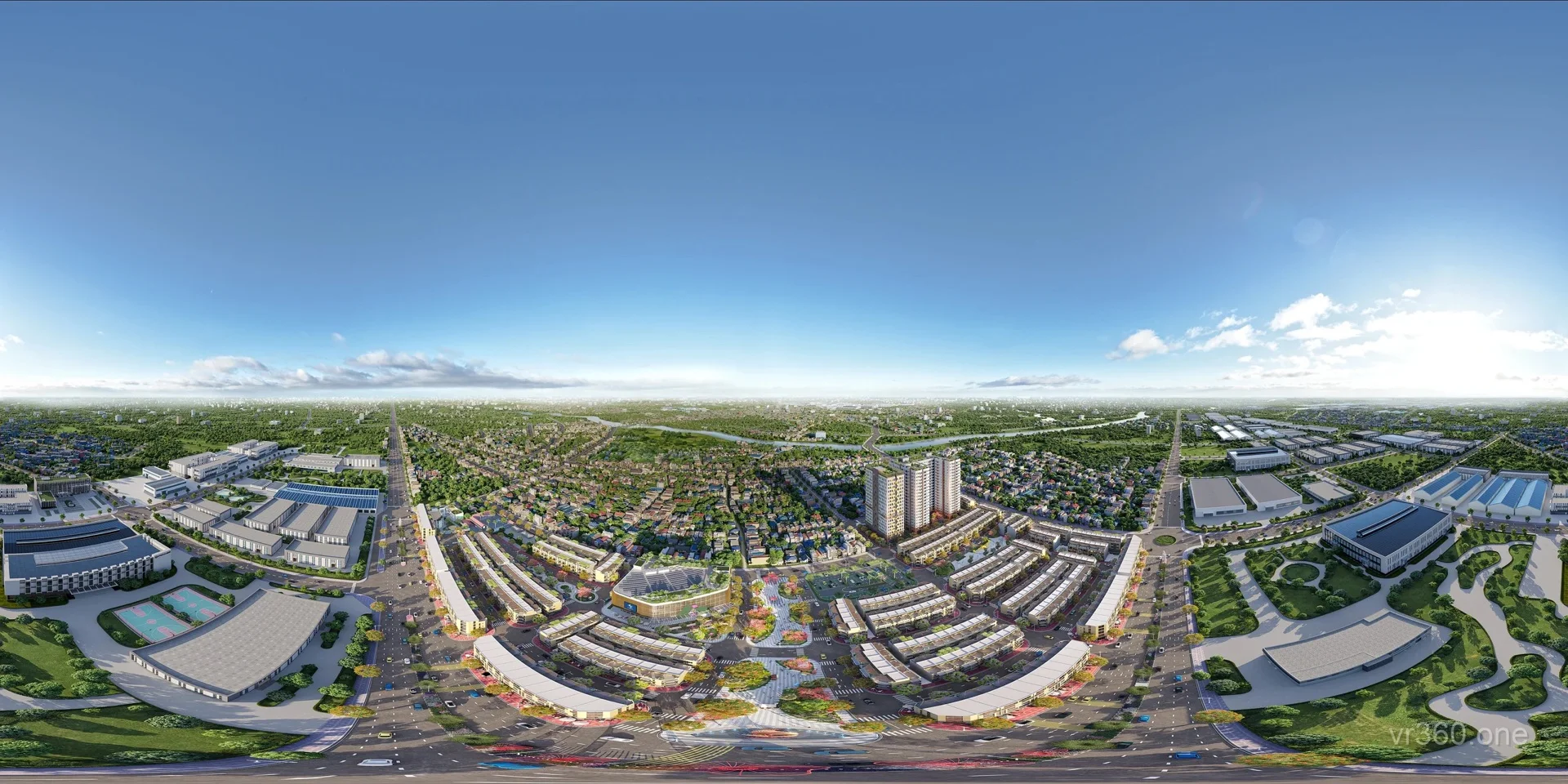 Ảnh 360 tổng thể dựng từ model 3D Andora City Hải Phòng