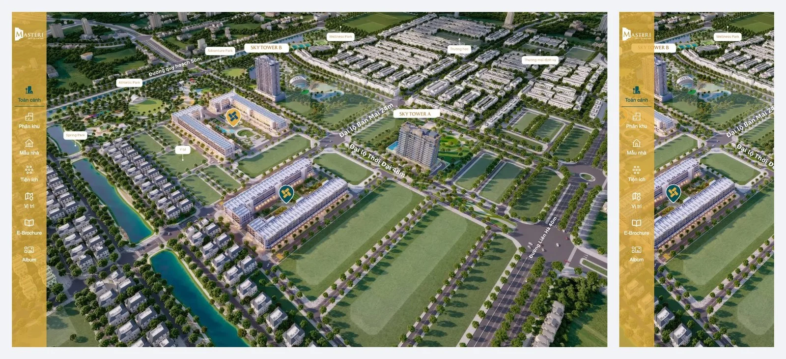 So sánh tour 360 Masteri Sky Quarter trên máy tính và điện thoại
