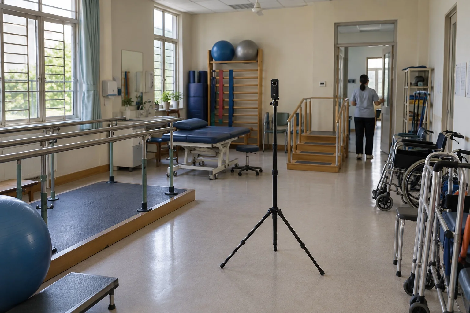 Camera 360 ghi hình phòng phục hồi chức năng tại bệnh viện