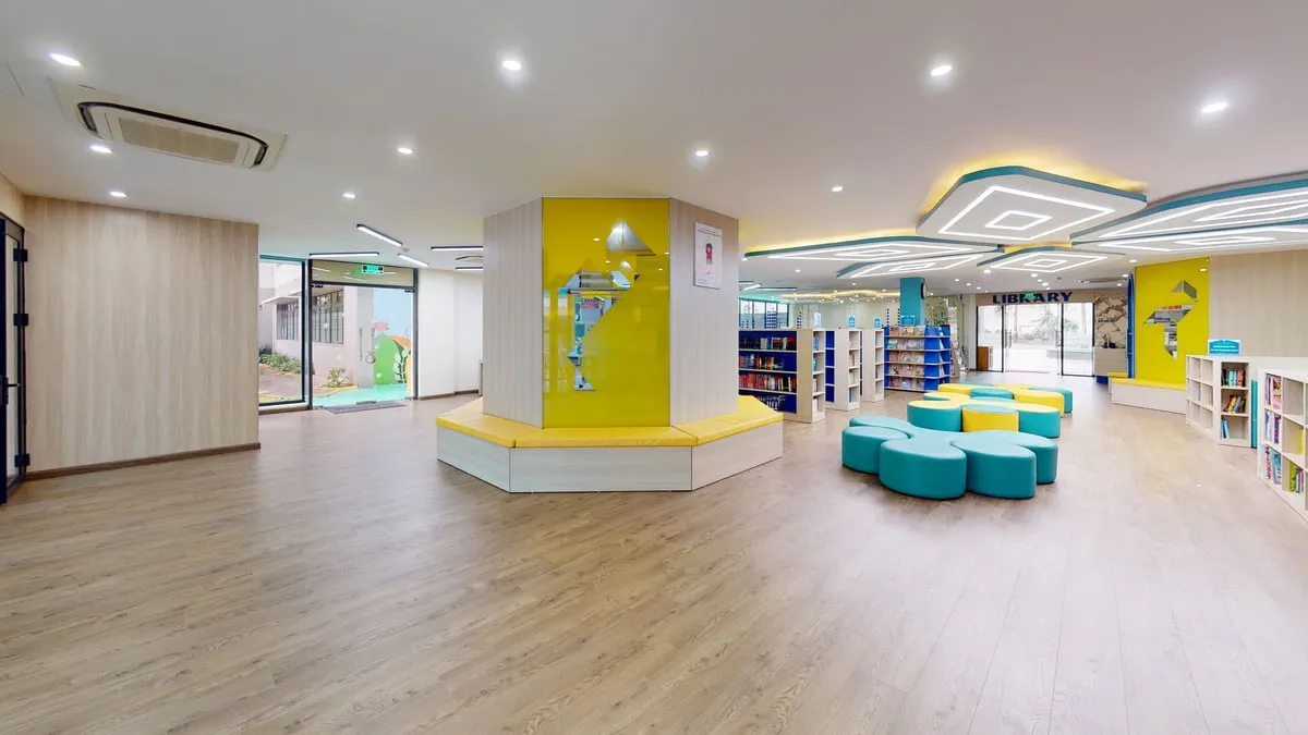 Mô hình Matterport Tòa Venus tầng 1, trường Hanoi Academy