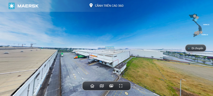 Giảm chi phí khảo sát thực địa nhờ Virtual Warehouse Tour 360