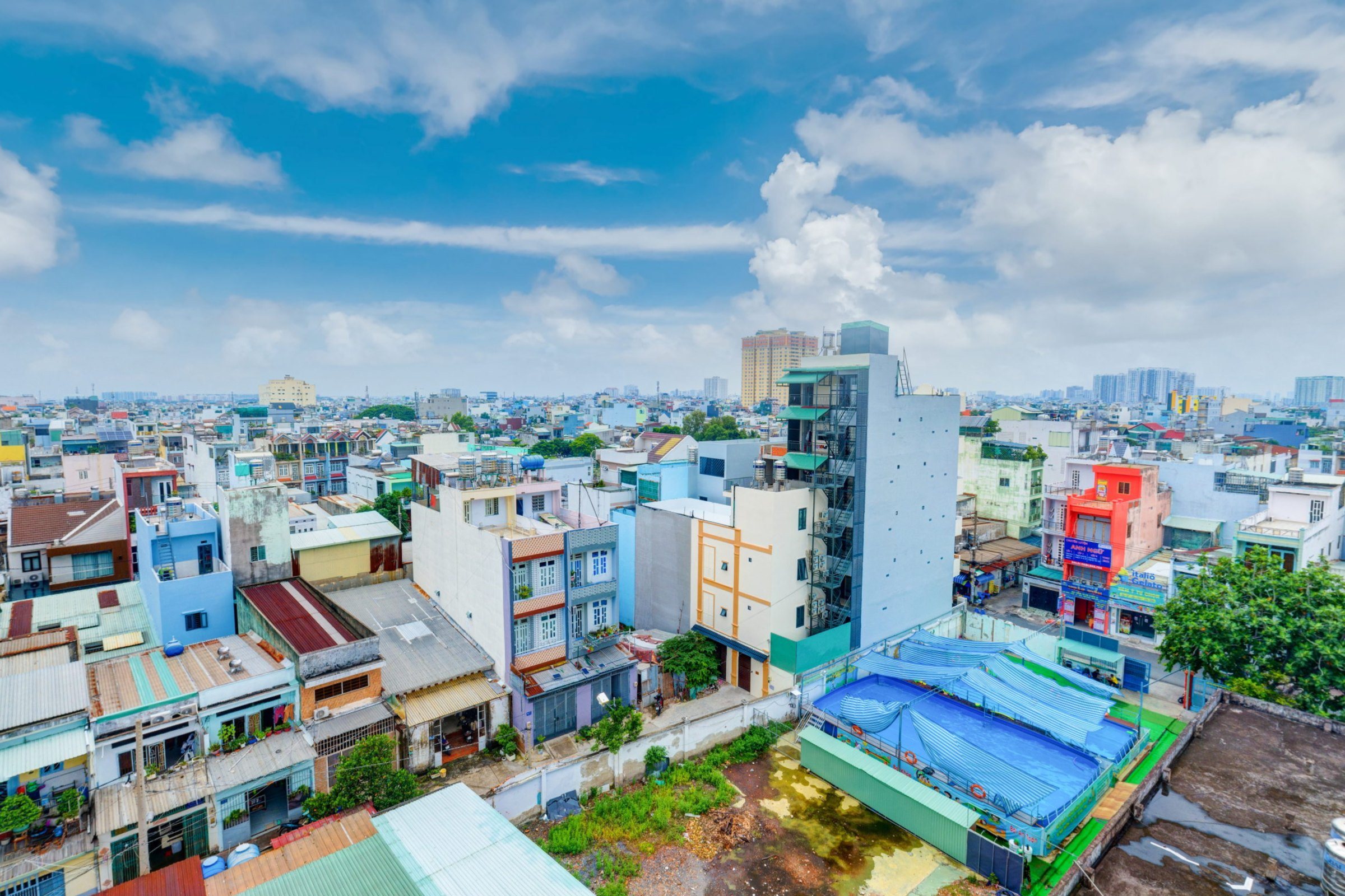 Toàn cảnh Đình Tân Khai, quận Bình Tân trong tour 360