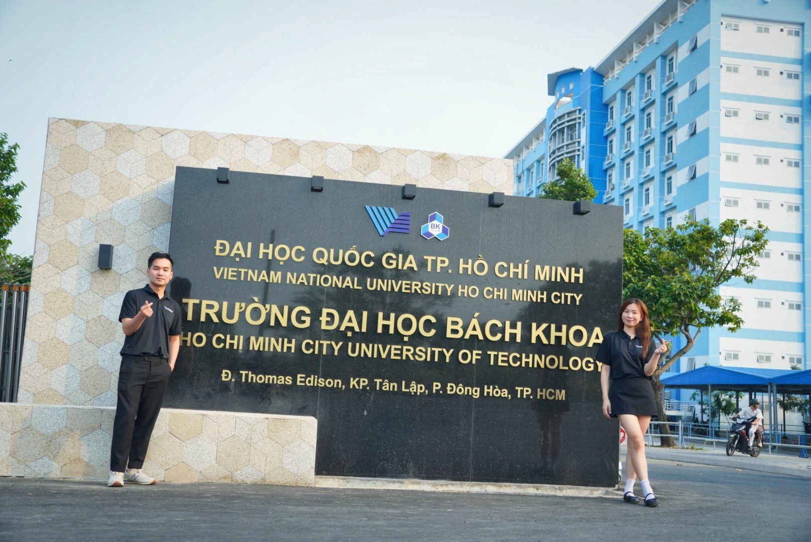 Ekip VR360.ONE ghi hình tại Đại học Quốc gia TP.HCM