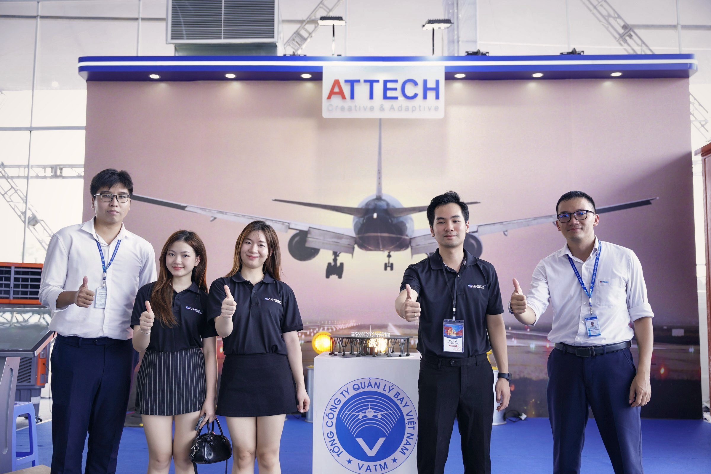 Ekip VR360.ONE tại Triển lãm Hàng không (VEC)