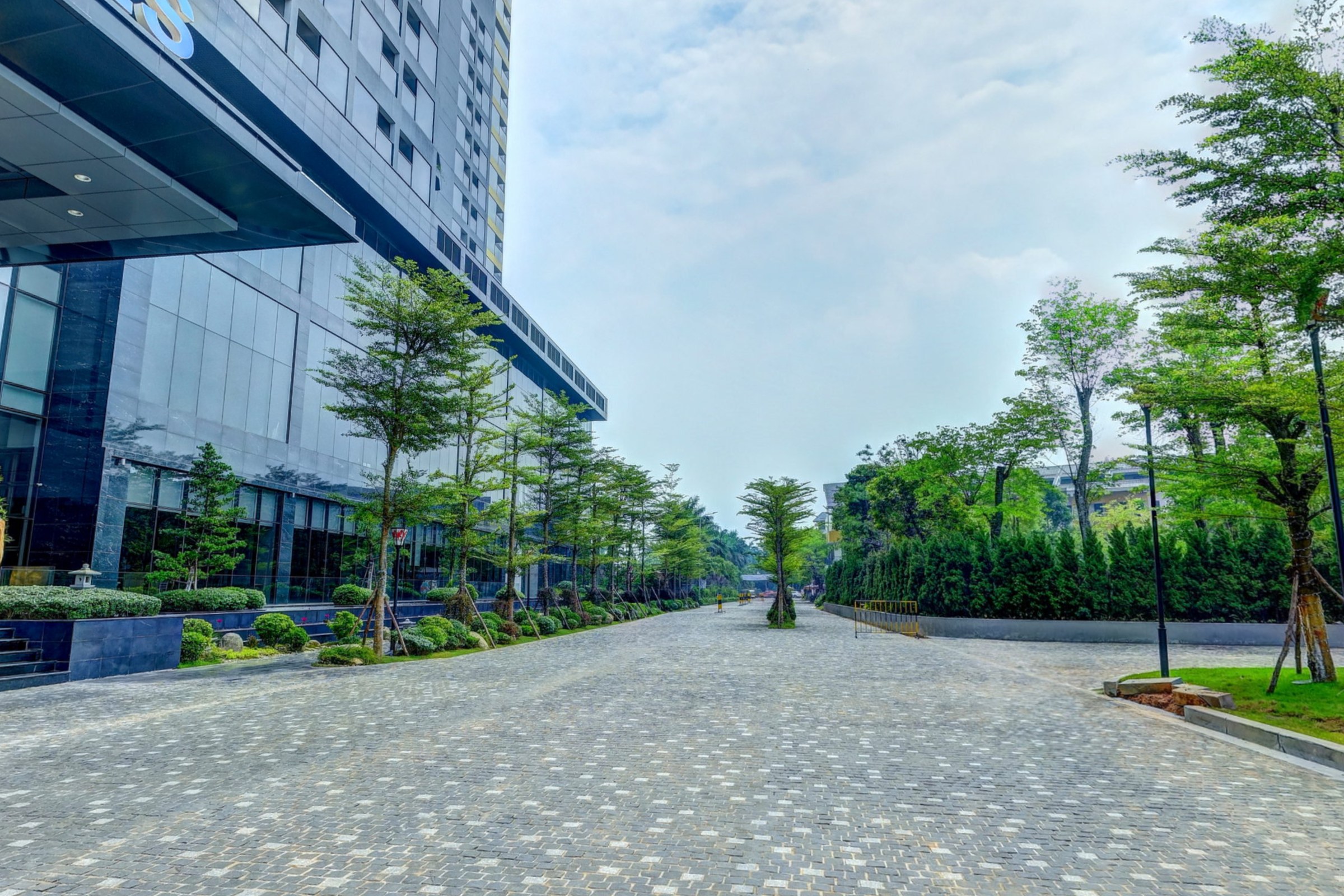 Lối vào Tokyu Retreat Thanh Thủy chụp thực tế trong tour VR360